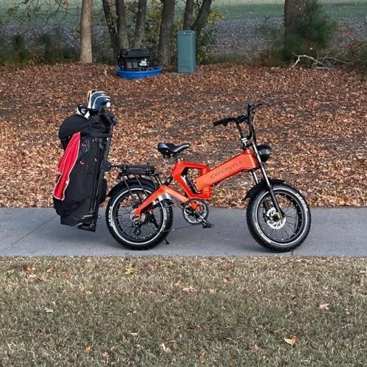 EK6 fat-tire electric bike during an outdoor ride